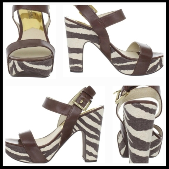 MICHAEL Michael Kors Woman's Sandals Platform Sz 7 - Picture 2 of 12